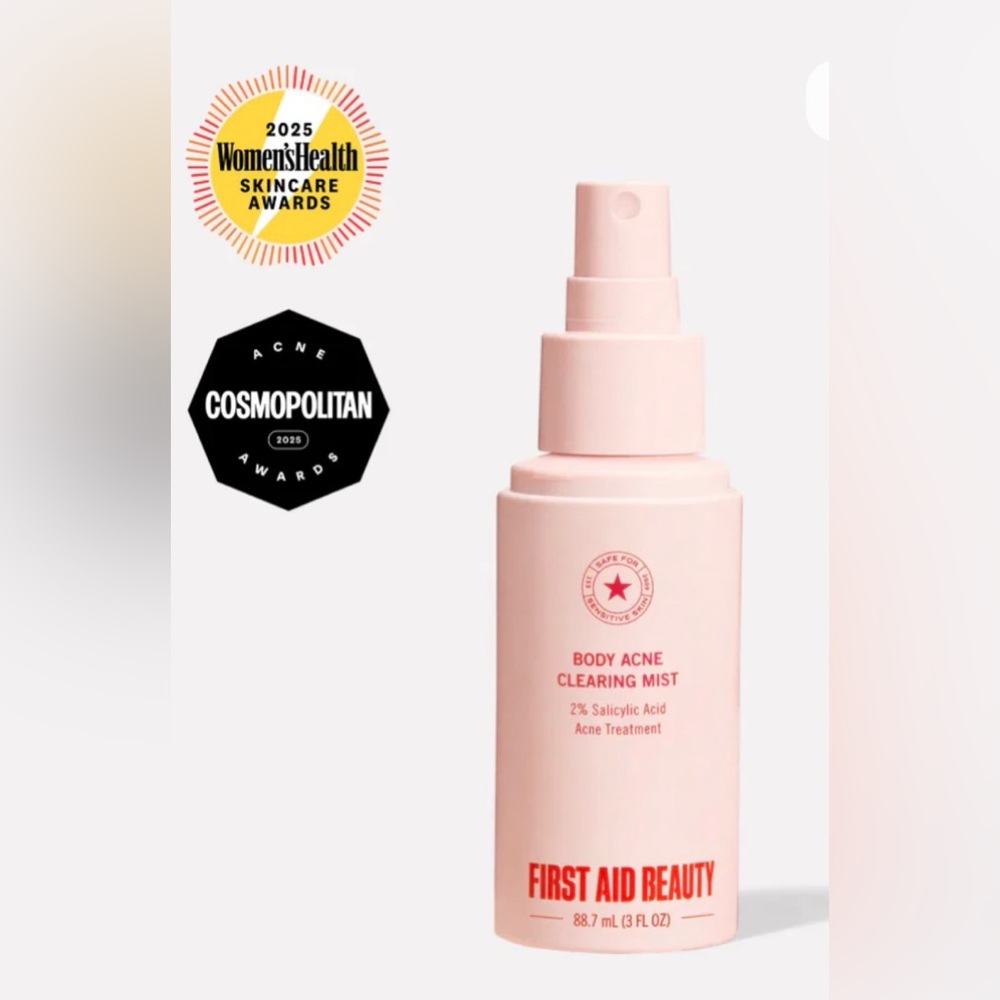 NIB First Aid Beauty Body Acne Clearing Mist with 2% Salicylic Acid $28